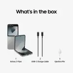 Samsung - Galaxy Z Flip6 256GB (Unlocked) - Silver Shadow (SM-F741UZSAXAA)