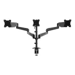 HUANUO Triple Monitor Desk Mount - Black