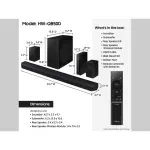 Samsung - HW-Q850D/ZA 7.1.2 Channel Wireless Dolby ATMOS Soundbar + Rear Speakers - Black (HW-Q850D)