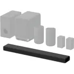 Sony - HTA3000 3.1 ch Dolby Atmos Soundbar - Black (HTA3000)