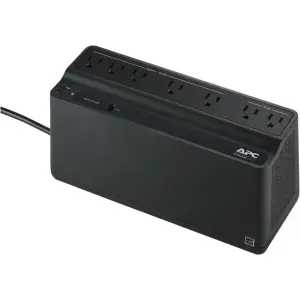 APC - Back UPS, 650VA/360W, Floor/Wall Mount 120V, Black (BVN650M1)