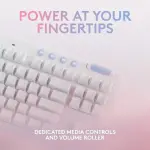 Logitech G713 Aurora TKL Wired Mechanical Gaming Keyboard - White Mist