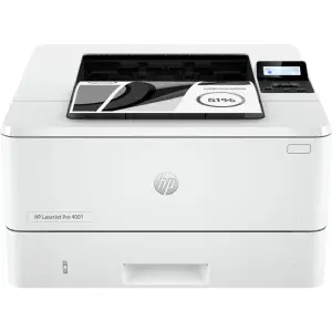 HP - LaserJet Pro 4001dw Wireless Black-and-White Laser Printer - White (LASERJET PRO 4001DW/2Z601F#BGJ)