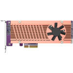 QNAP Dual M.2 22110 / 2280 PCIe Gen3 x4 NVMe SSD Expansion Card