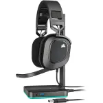 CORSAIR - HS80 RGB Wired Gaming Headset for PC - Carbon