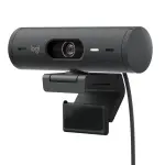 Logitech - Brio 500 1920x1080p Webcam with Privacy Cover - Graphite (960-001493)