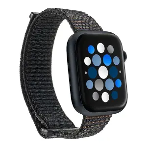 Insignia™ - Active Nylon Band for Apple Watch 44mm, 45mm, 46mm Series 10, and Apple Watch Ultra 49mm (All Series) - Black (NS-AWB45ANYB)