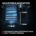 SteelSeries Apex Pro TKL V2 Wireless Gaming Keyboard – HyperMagnetic Switches, Adjustable Actuation, Rapid Tap & Trigger – Black