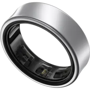 Samsung - Galaxy Ring – Size Before You Buy – Size 7 - Titanium Silver (SM-Q507NZSAXAR)