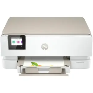 HP ENVY Inspire 7255e Wireless All-in-One Photo Printer – White & Sandstone