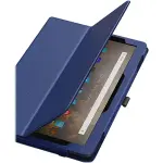 SaharaCase Blue Bi-Fold Folio Case for Amazon Fire HD 10 (2021)