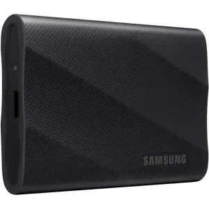 Samsung - Geek Squad Certified Refurbished T9 Portable SSD 1TB, Up to 2,000MB/s , USB 3.2 Gen2 - Black