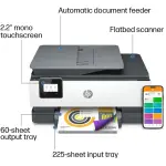 HP OfficeJet 8015e Wireless All-in-One Printer - White