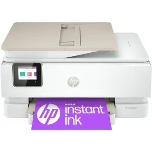 HP ENVY Inspire 7955e Wireless All-in-One Photo Printer – White & Sandstone