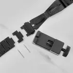 Insignia™ - Stainless Steel Link Band for Apple Watch 44mm, 45mm, 46mm Series 10, and Apple Watch Ultra 49mm (All Series) - Black (NS-AWB45BLB)