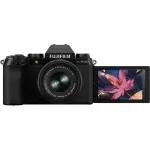 Fujifilm X-S20 Mirrorless Camera with XC 15-45mm Lens Bundle – Black