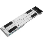 Targus - Portable Laptop Stand + Integrated USB-A Hub - Silver (AWU100205GL)