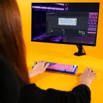 Glorious - GPBT Gradient Universal Keycap Set Compatible with Most 100% 85% 80% TKL 60% Compact 75% Mechanical Keyboards - Nebula V2 (GLO-KB-ACC-KC-GPBT-GR-NEB-US)