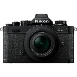 Nikon Z fc Mirrorless Camera with Z DX 16-50mm f/3.5-6.3 VR Lens – Black