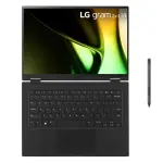 LG gram 2-in-1 14" Laptop - Intel Evo Platform Intel Core Ultra 7 - 16GB RAM - 1TB SSD - Black (14T90S-G.AAB6U1)