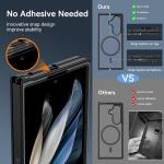 Hensinple for Samsung Galaxy Z Fold 7 Case Magnetic,Z Fold 7 Case