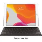 Apple - Geek Squad Certified Refurbished Smart Keyboard for iPad (7th and 8th Gen), iPad Air (3rd Gen) and 10.5-inch iPad Pro - Black
