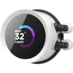 NZXT - Kraken RGB 240mm Radiator CPU Liquid Cooler (2 x 120mm Core Fans) with RGB Controller and 1.54" LCD Display - White