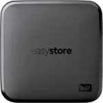 WD - easystore 1TB External USB 3.0 Portable SSD - Black (WDBAYN0010BBK-WEBB)