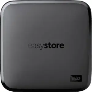 WD - easystore 1TB External USB 3.0 Portable SSD - Black (WDBAYN0010BBK-WEBB)