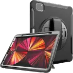 SaharaCase Protection Hand Strap Case for iPad Pro 11" (2020-2022) - Black