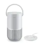 Bose - Portable Smart Speaker with built-in WiFi, Bluetooth, Google Assistant and Alexa Voice Control - Luxe Silver (829393-1300)