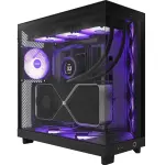 NZXT - H6 Flow RGB ATX Mid-Tower PC Case with Dual Chamber - Black