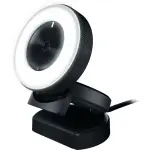 Razer - Kiyo Webcam 1920 x 1080 with Adjustable Ring Light - Black (RZ19-02320100-R3U1)