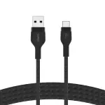 Belkin - BoostCharge Pro Flex Braided USB Type C to A Cable 6.6FT, USB - Black (CAB010bt2MBK)