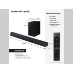Samsung - HW-Q600C 3.1.2 Channel Q-series Soundbar with Wireless Subwoofer, Dolby Atmos and Q-Symphony - Titan Black (HW-Q600C)