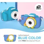 MyFirst Camera 3 Kids Digital Camera (16MP, Selfie Lens, Shockproof) – Blue