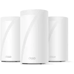 TP-Link - Deco BE16000 Quad-Band Mesh Wi-Fi 7 System (3-Pack) - White (Deco BE16000(3-pack))