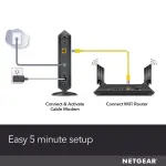 NETGEAR Nighthawk DOCSIS 3.1 Cable Modem – Black