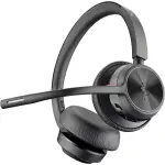 Poly - Voyager 4320 Wireless Noise Cancelling Stereo Headset with mic - Black (7Y211AA)