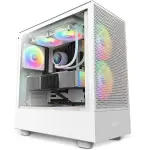 NZXT - Kraken RGB 240mm Radiator CPU Liquid Cooler (2 x 120mm Core Fans) with RGB Controller and 1.54" LCD Display - White