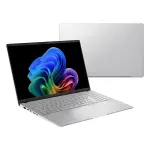 ASUS Vivobook S 15, 15.6" OLED, Snapdragon X Elite, 16GB RAM, 1TB SSD - Cool Silver