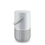 Bose - Portable Smart Speaker with built-in WiFi, Bluetooth, Google Assistant and Alexa Voice Control - Luxe Silver (829393-1300)