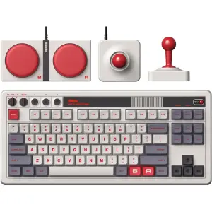 8BitDo - Retro Mechanical Keyboard with Joystick - N Edition (85HA02J)