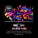 MSI - MPG321URXQDOLED 32" Quantum Dot OLED UHD 240Hz 0.03ms Gaming Monitor - Black (MPG 321URX QD-OLED)