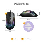 Glorious - Model D 2 Wired Optical RGB Gaming Mouse with 6 Programmable Buttons - Wired - Matte Black (GLO-MS-DV2-MB)