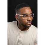 GUNNAR - Intercept Computer Glasses with Blue Light Reduction , Amber Lenses - Crystal (INT-07601)