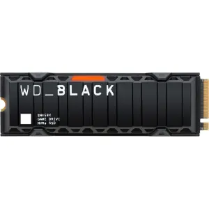 WD BLACK SN850X 1TB Internal SSD PCIe Gen 4 x4 NVMe with Heatsink for PS5 and Desktops