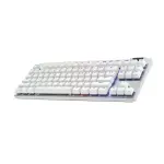 Logitech PRO X TKL LIGHTSPEED Wireless Gaming Keyboard with RGB - White