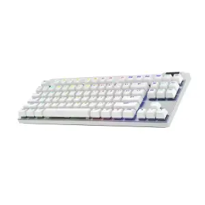 Logitech PRO X TKL LIGHTSPEED Wireless Gaming Keyboard with RGB - White