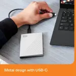 WD - My Passport Ultra 4TB- USB 3.0- External Portable Hard Drive - Silver (WDBFTM0040BSL-WESN)